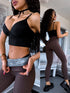 TERMO legingi "PERFECT BODY LM819" - CHOCO PRE-ORDER